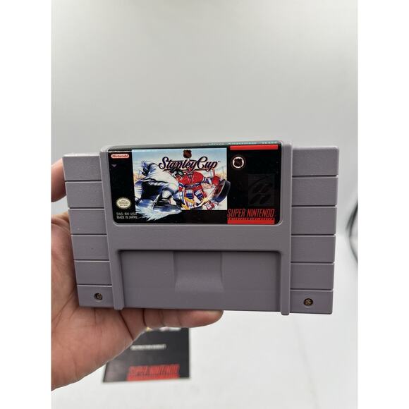 NHL Stanley Cup (Super Nintendo Entertainment System, 1993) - Complete In Box! - Picture 9 of 13